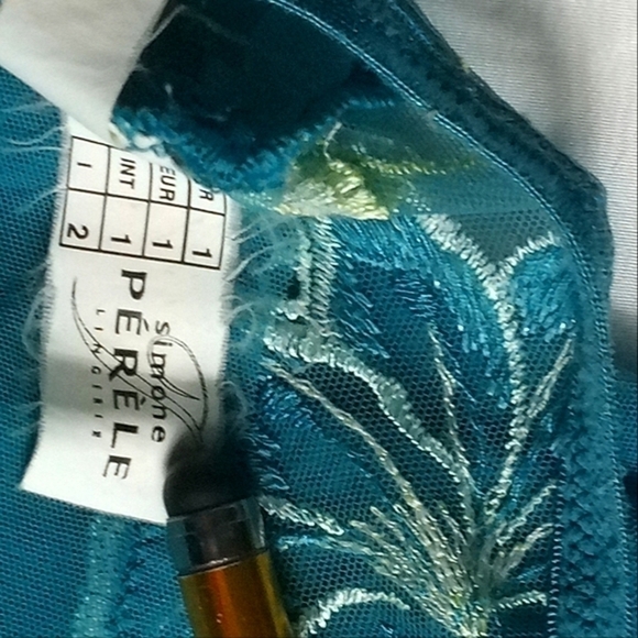 Vintage SIMONE PÉRELE sheer floral nightie size 1 France - Picture 6 of 6